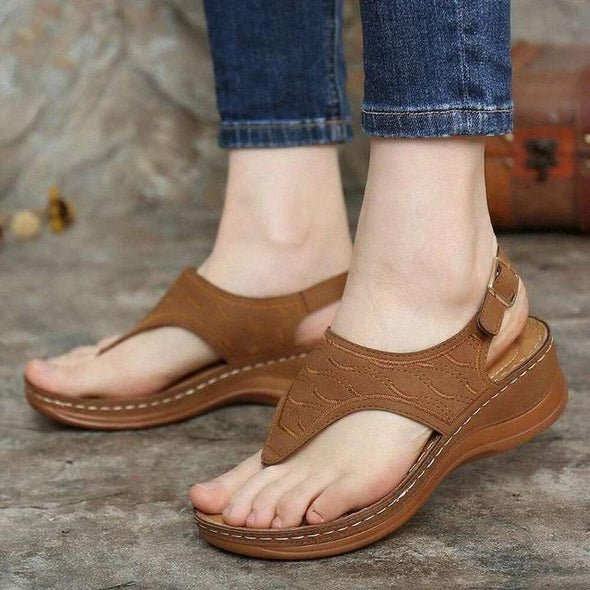 Marley™ | Orthopedic Walking Leather Sandals