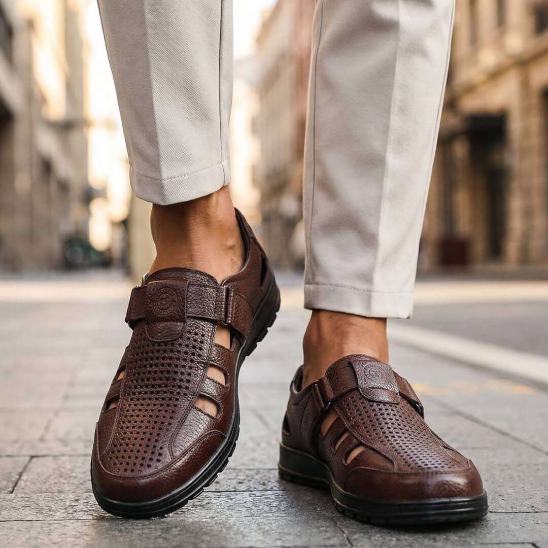 Hudson Leather Sandals