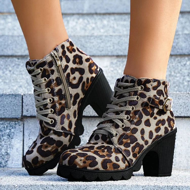 Noah | Women's Lace-Up Ankle Boots