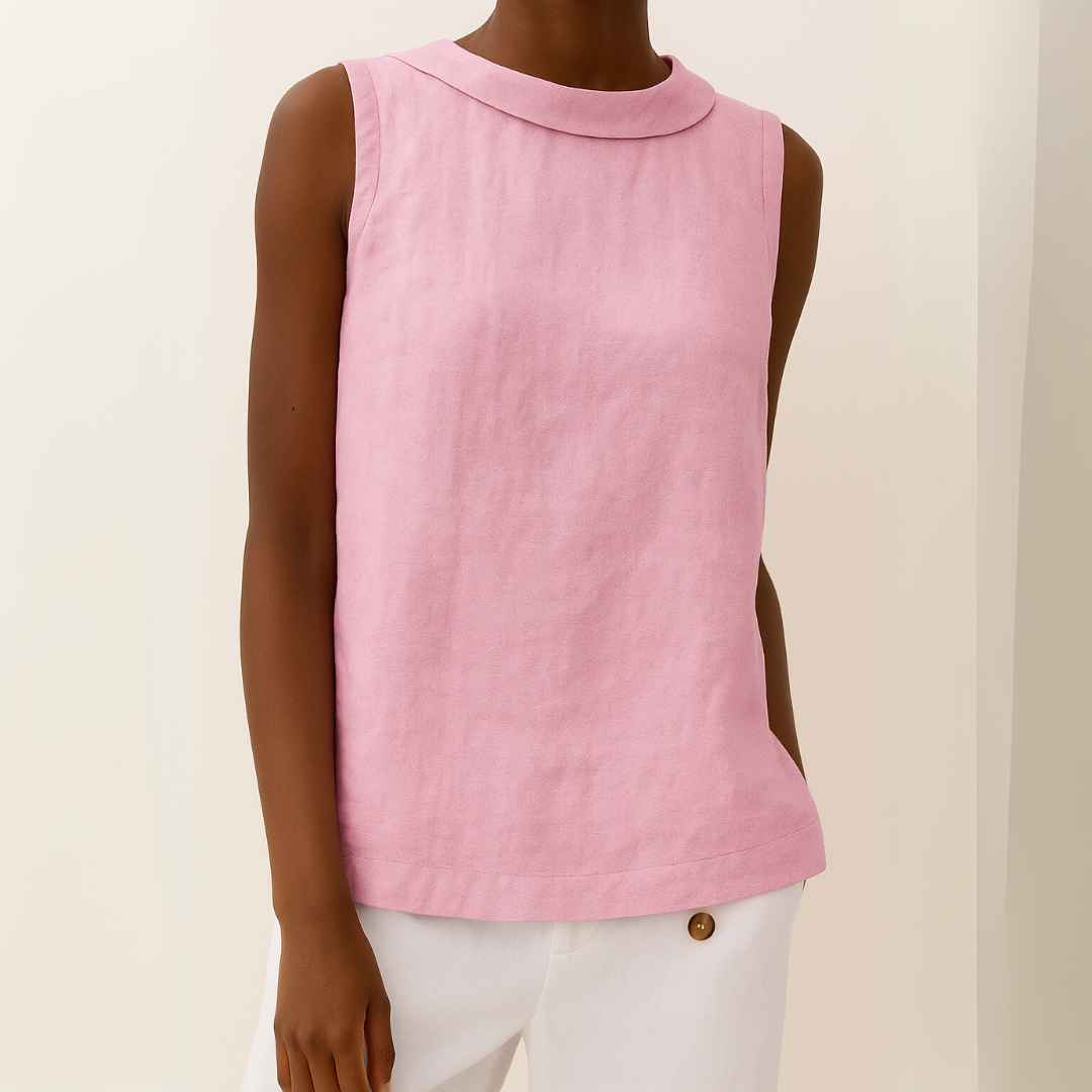 Sophia | Women’s Sleeveless Casual Round Neck Top