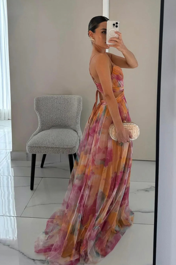 Jenna | Women Elegant Pleated Maxi Dress