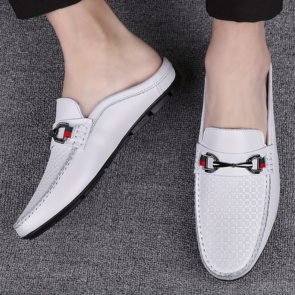 George™ | Breathable Open-Back Moc Toe Mules