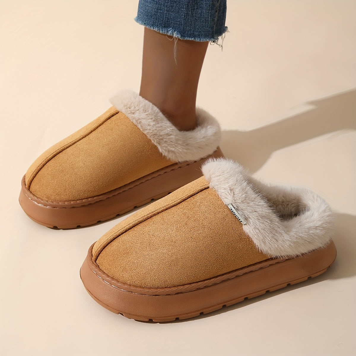 Sophie™ | Wool-Lined Platform Winter Slippers