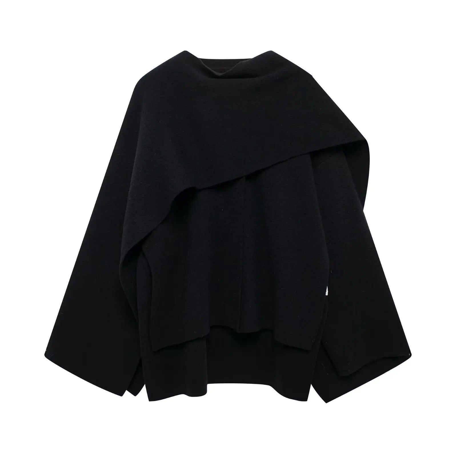 Paige | Women Elegant Draped Cape Coat