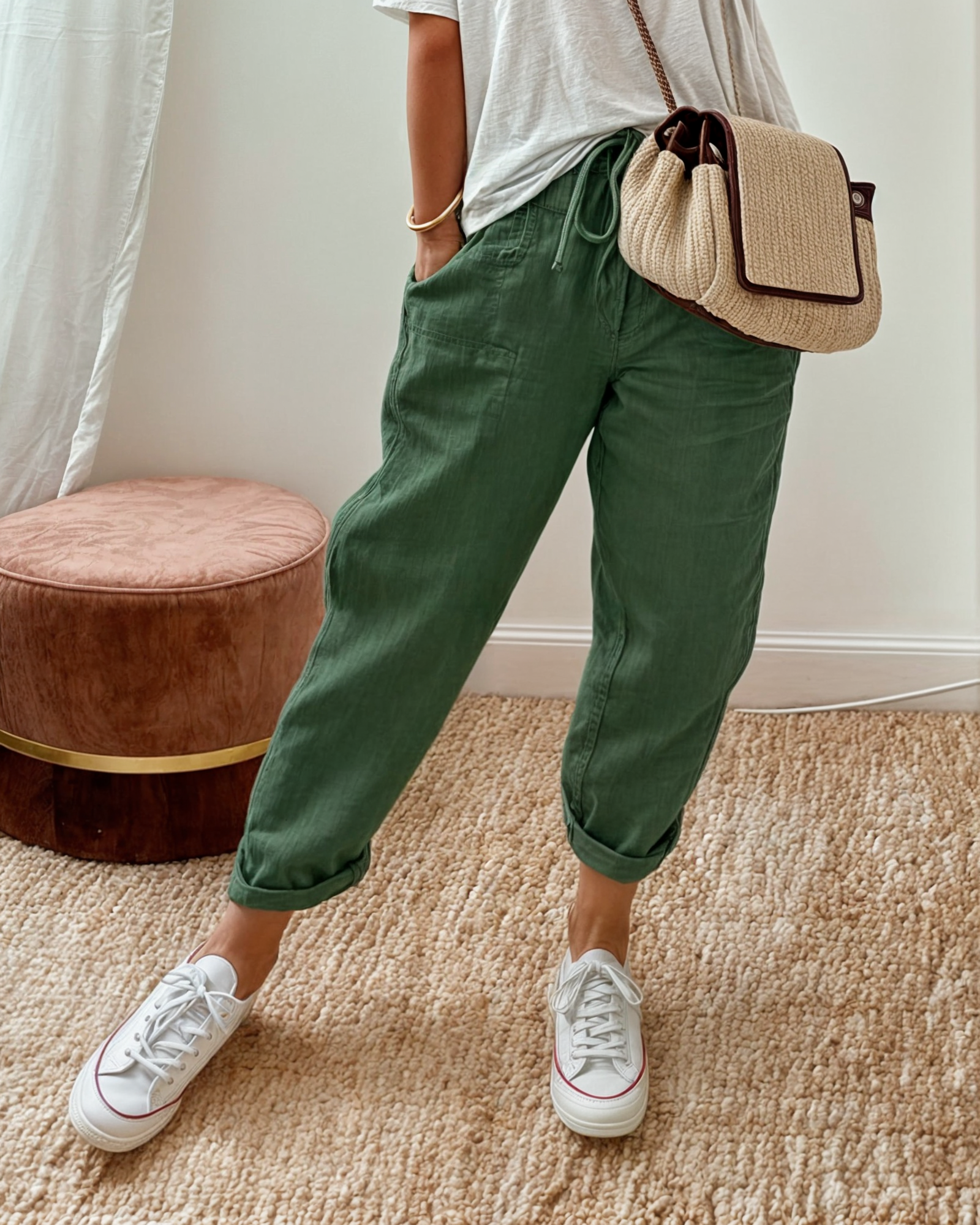 Lina | Linen Wide-Leg Trousers
