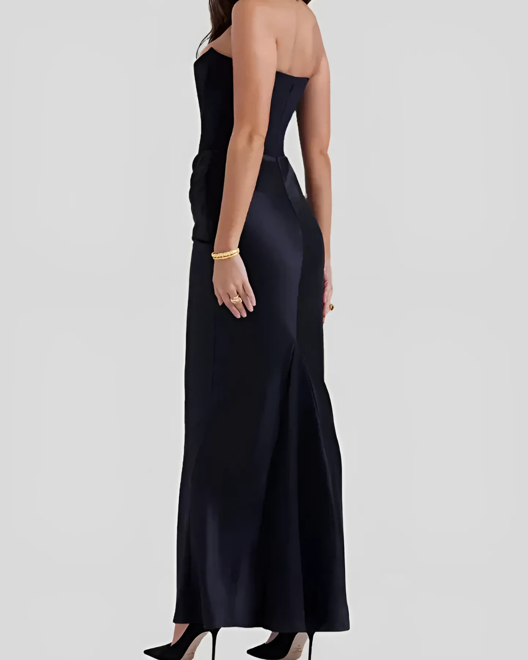 Lauren | Women’s Wedding Guest Draped Maxi Dress