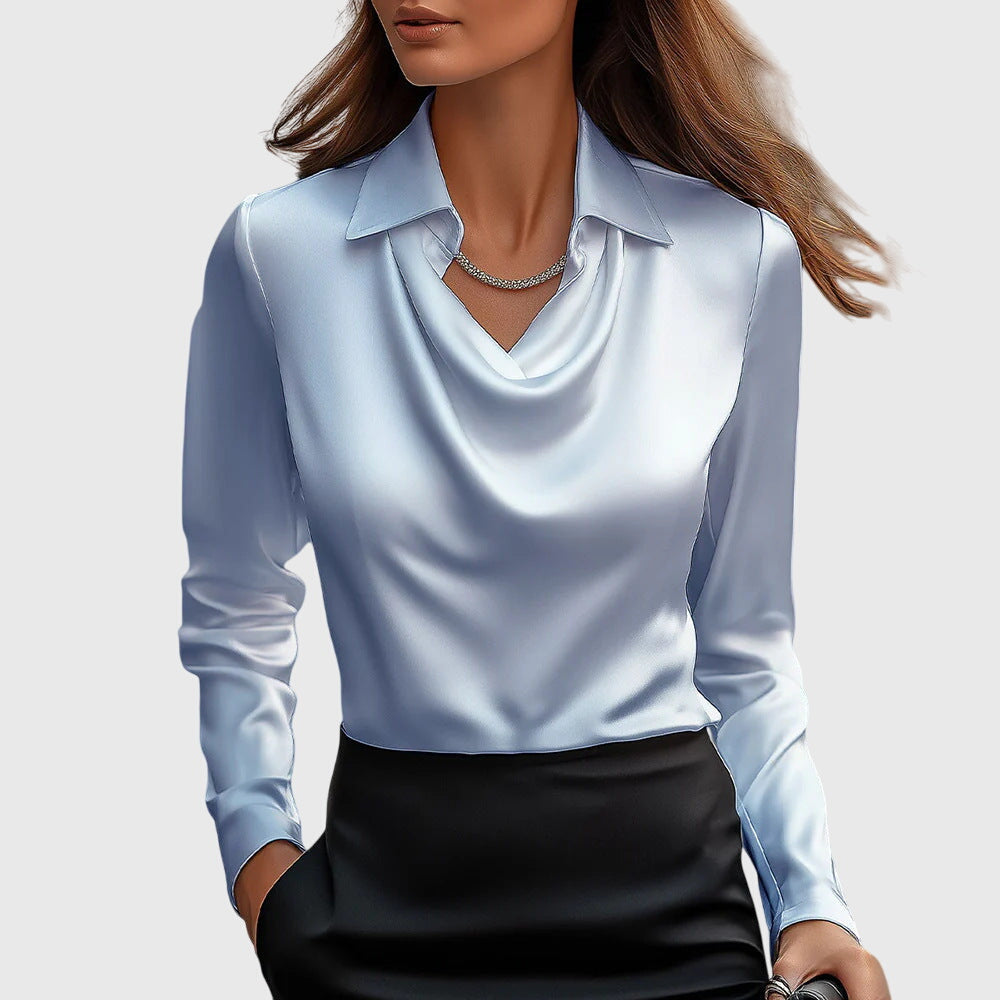 Poppy | Women’s Cowl Neck Long Sleeve Top