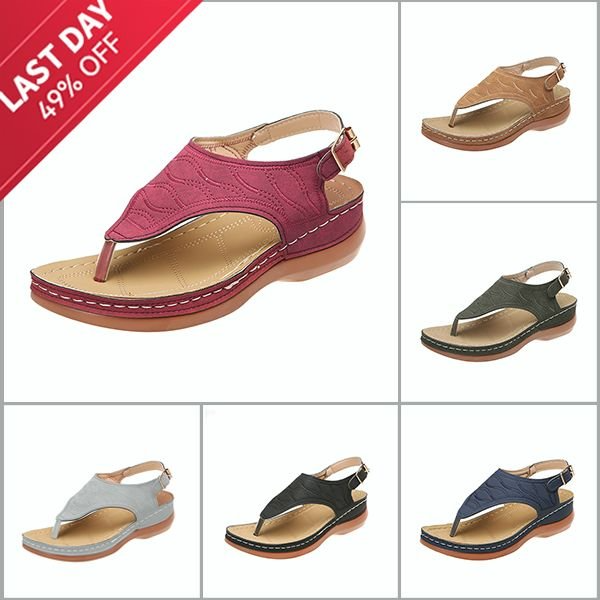 Marley™ | Orthopedic Walking Leather Sandals