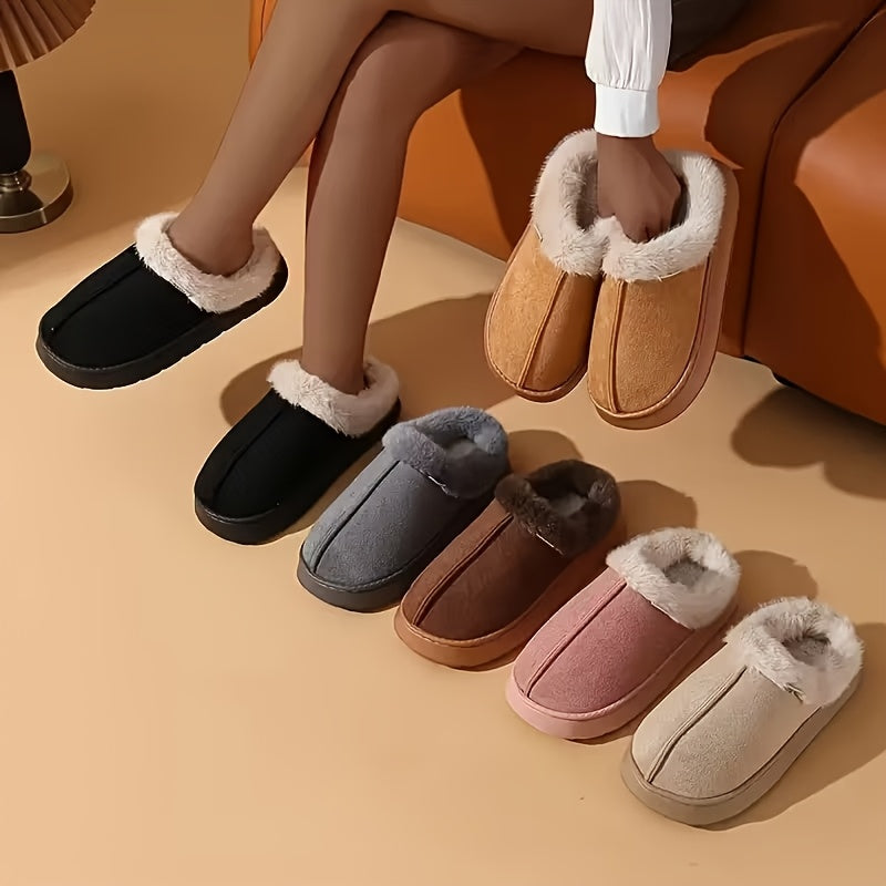 Sophie™ | Wool-Lined Platform Winter Slippers