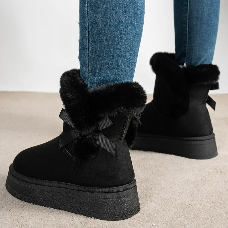 Noah | Suede Platform Boots