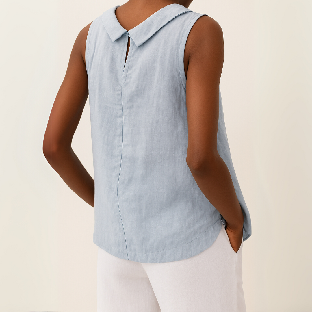 Sophia | Women’s Sleeveless Casual Round Neck Top