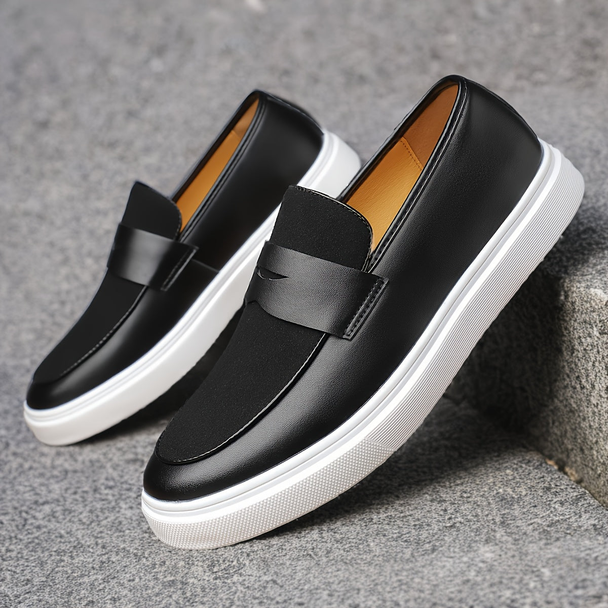 Noah | Men’s Black Leather Loafers