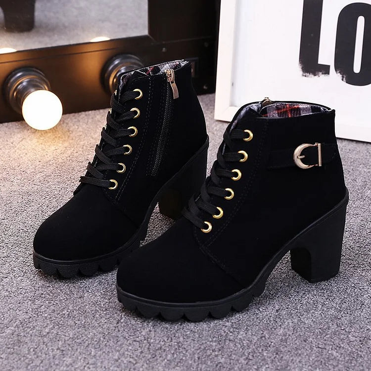 Noah | Women's Lace-Up Ankle Boots