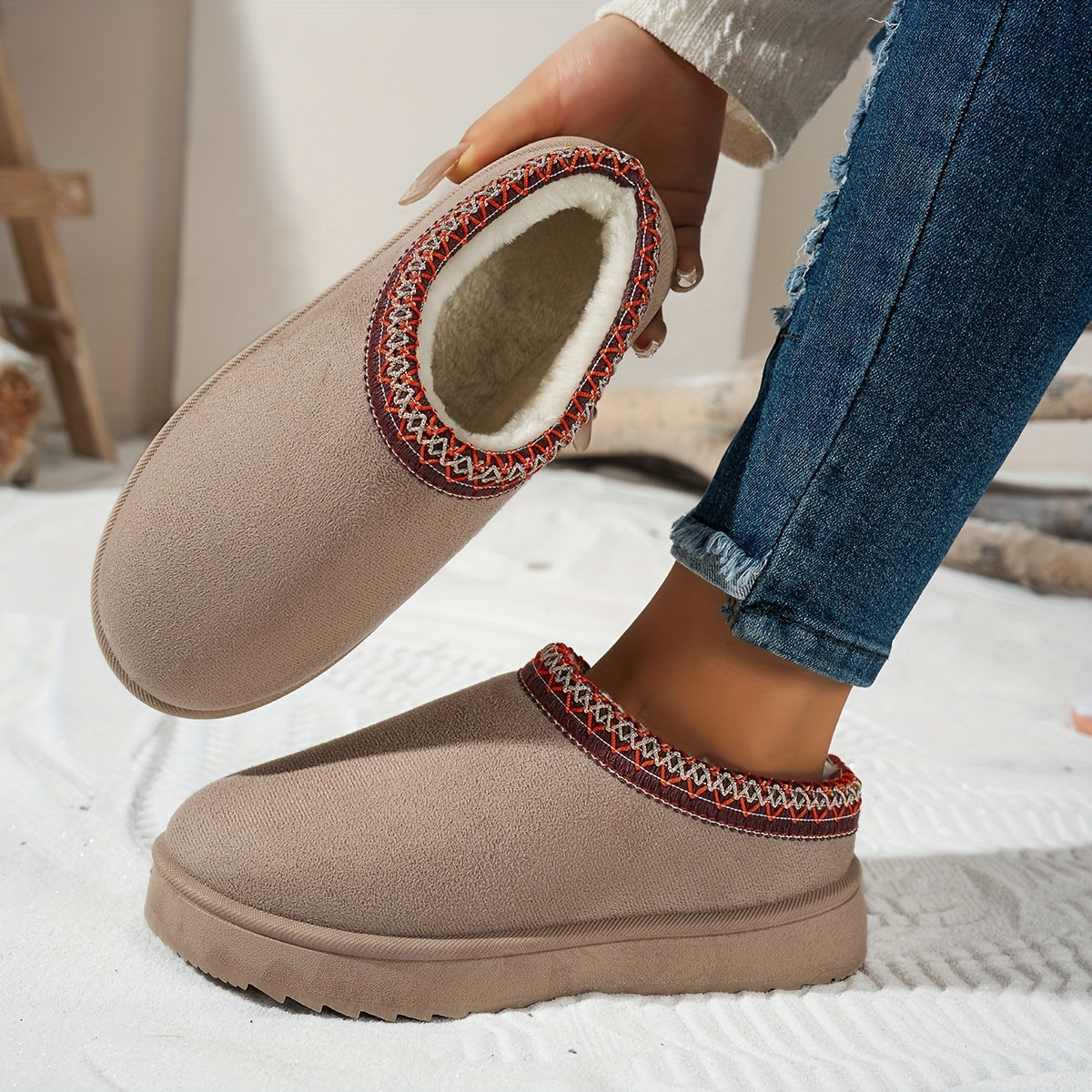 Grace™ | Fleece-Lined Vintage Ankle Boots