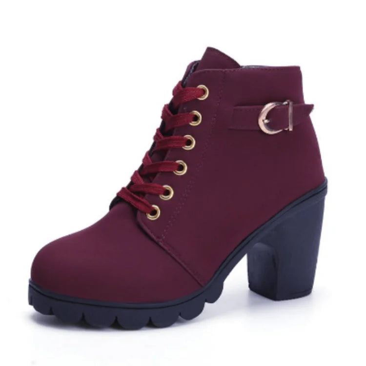 Noah | Women's Lace-Up Ankle Boots