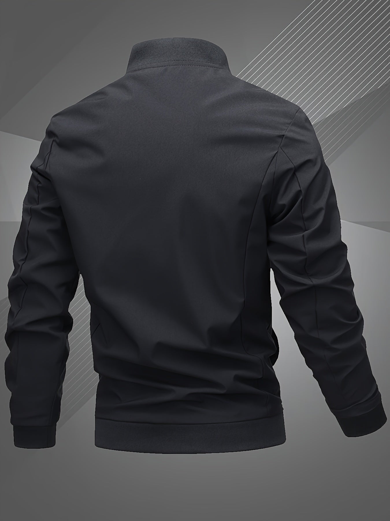 Samuel | Men's Stylish Zip-Up Bomber Jacket with Logo