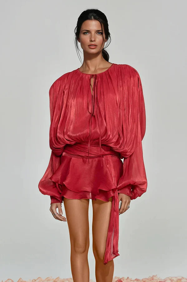 Aminah | Ruffle Mini Dress
