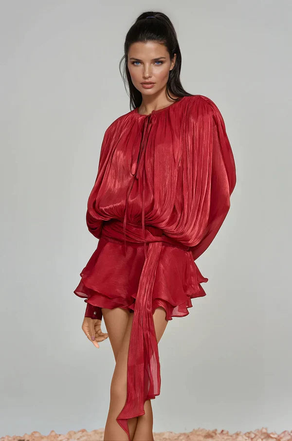 Aminah | Ruffle Mini Dress