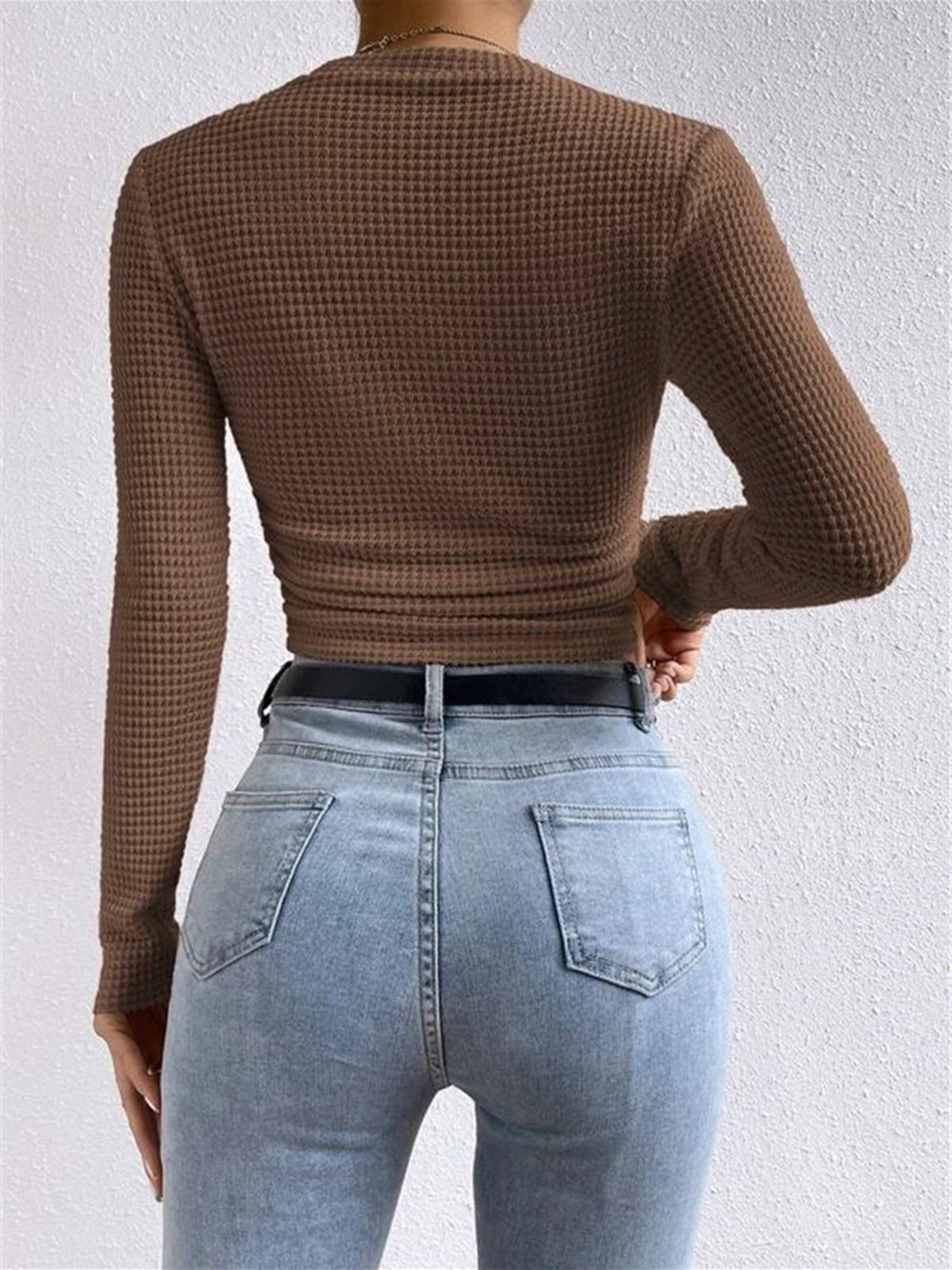 Emma | Women Spring Long Sleeve Crop Top