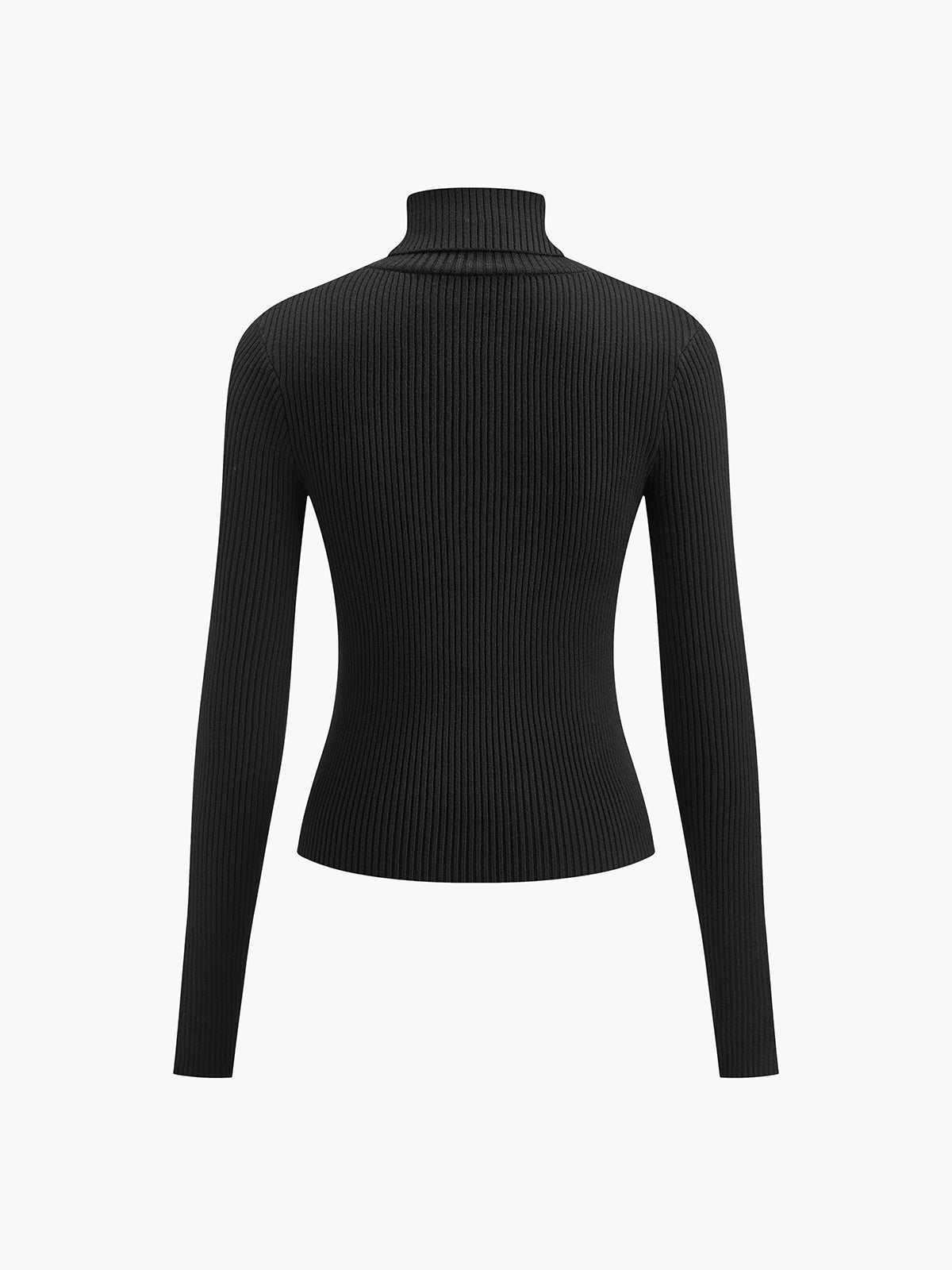 Ruby | Women’s Minimalist Slim Turtleneck Stretch Top