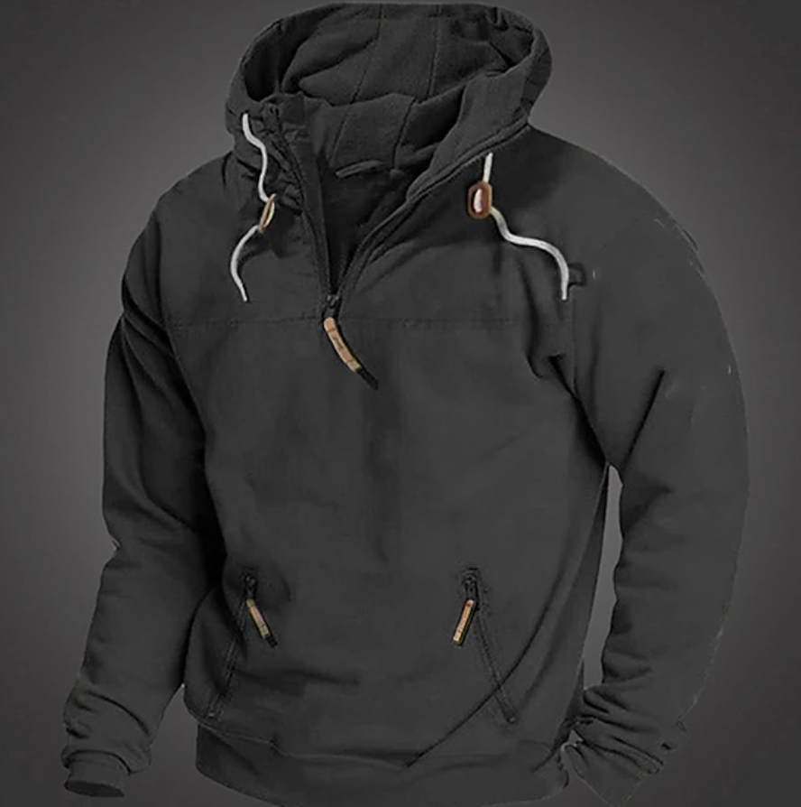 James | Men’s Half Zip Hooded Casual Jacket