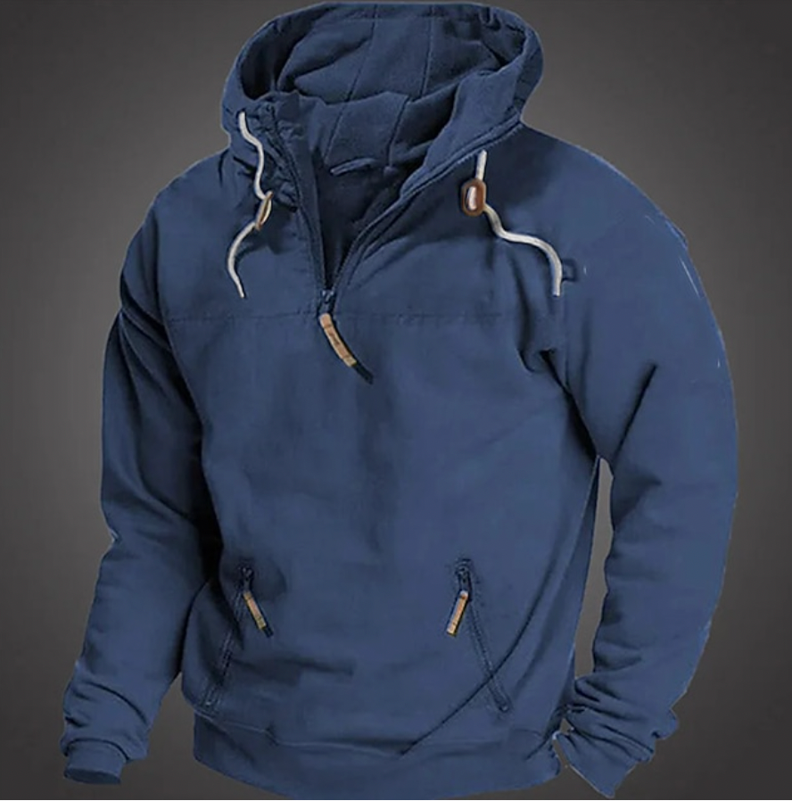 James | Men’s Half Zip Hooded Casual Jacket