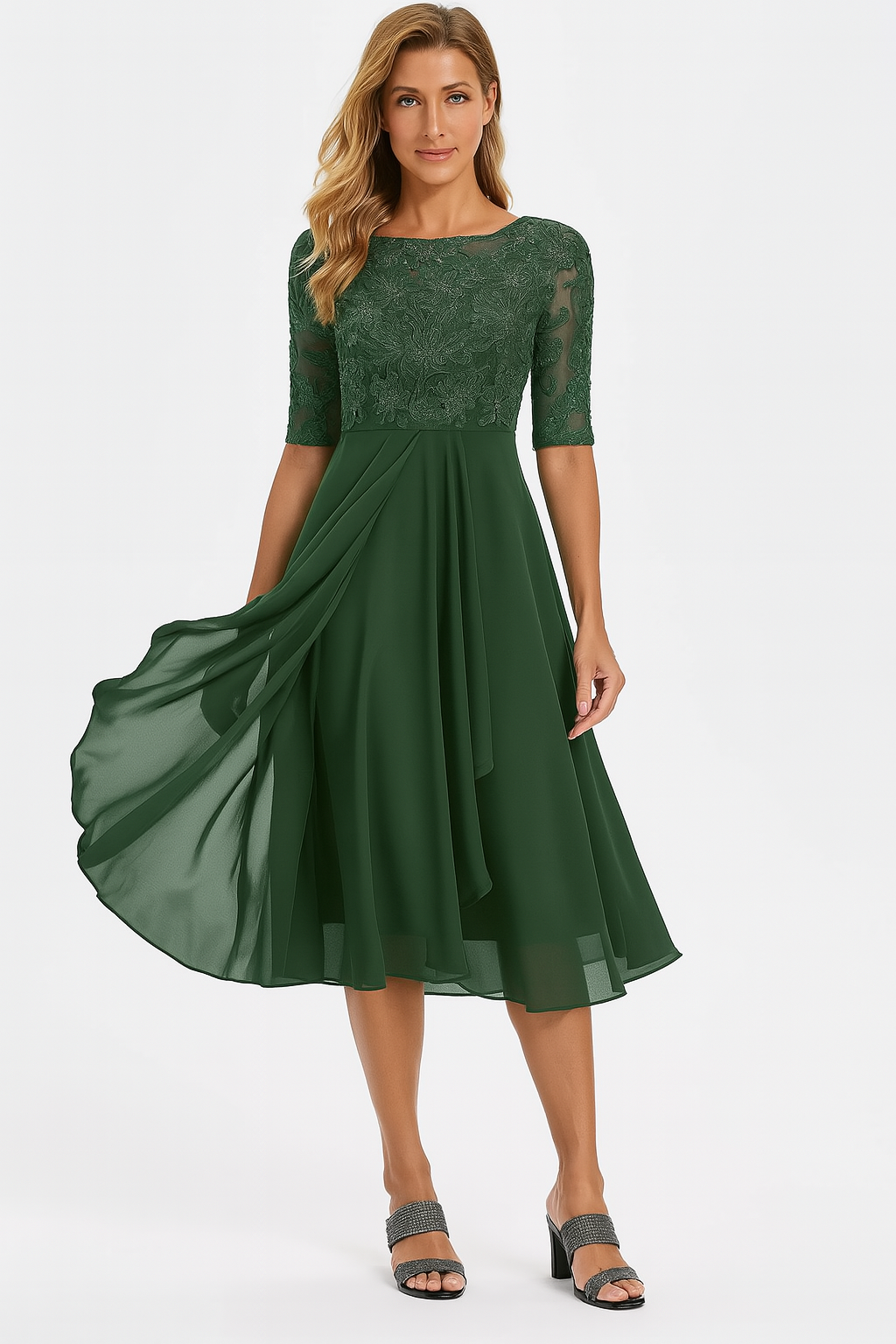Florence | Women’s Summer A Line Midi Dress