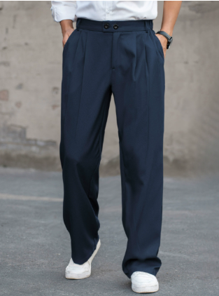 Liam | Men Classic Tailored Wide Leg Trousers