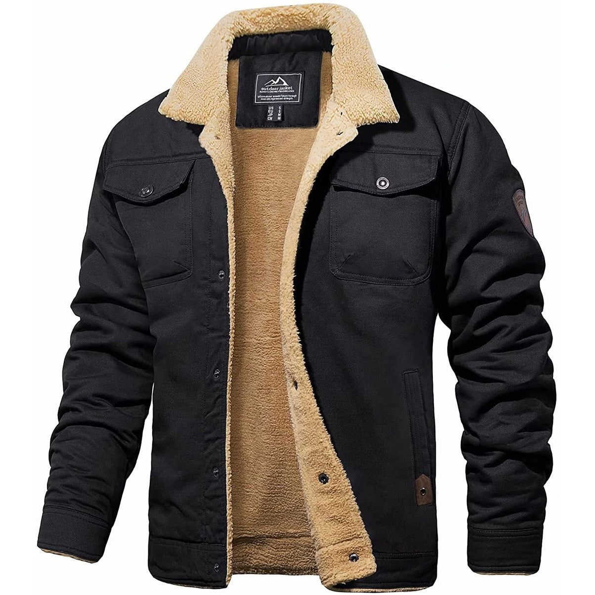Oliver | Men's Warm Sherpa-Lined Winter Jacket
