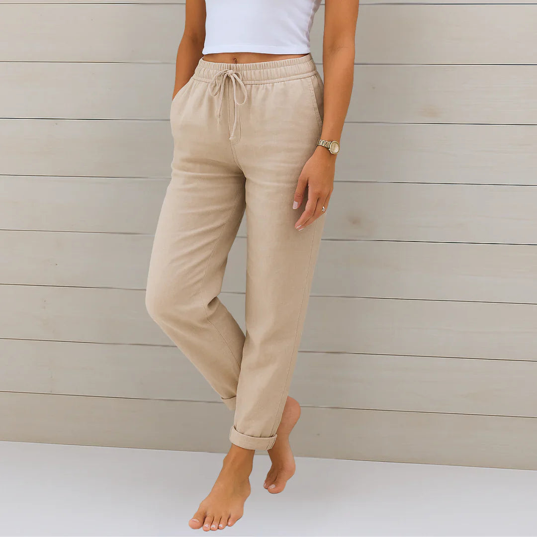 Ellaine | Linen Stretch Trousers