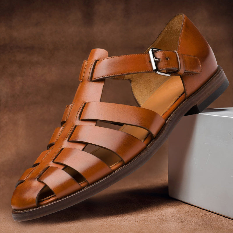 Noah | Leather Fisherman Sandals