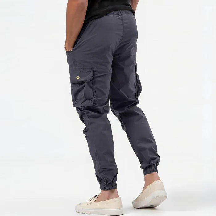 Elijah| Men’s Utility Cargo Pants with Drawstring Waist