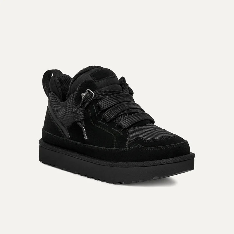 Women's Fleece-Lined Suede Platform Winter Trainers