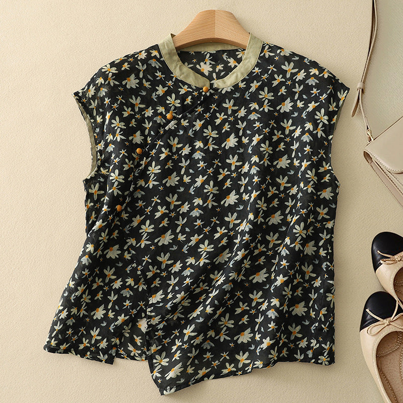 Amanda™ | Vintage Sleeveless Top