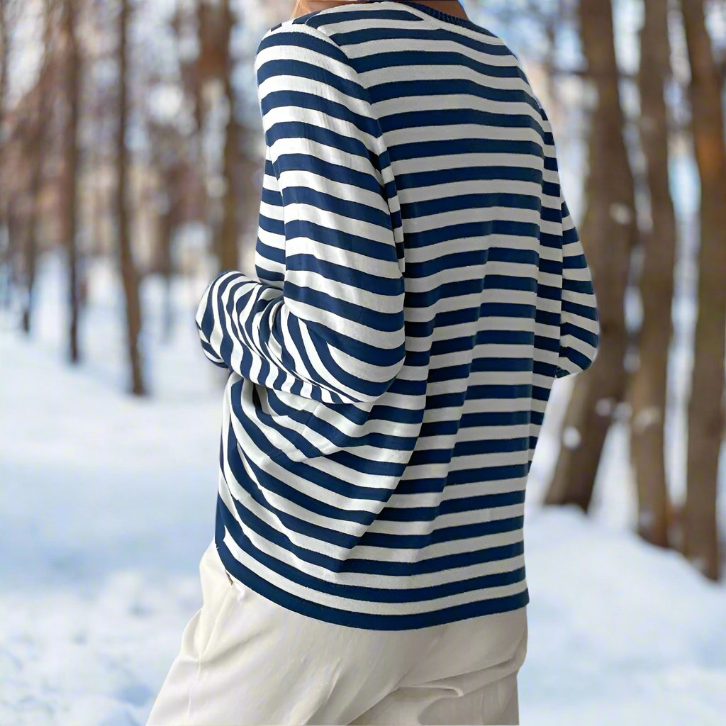 Clara | Women Spring Long Sleeve Striped Top