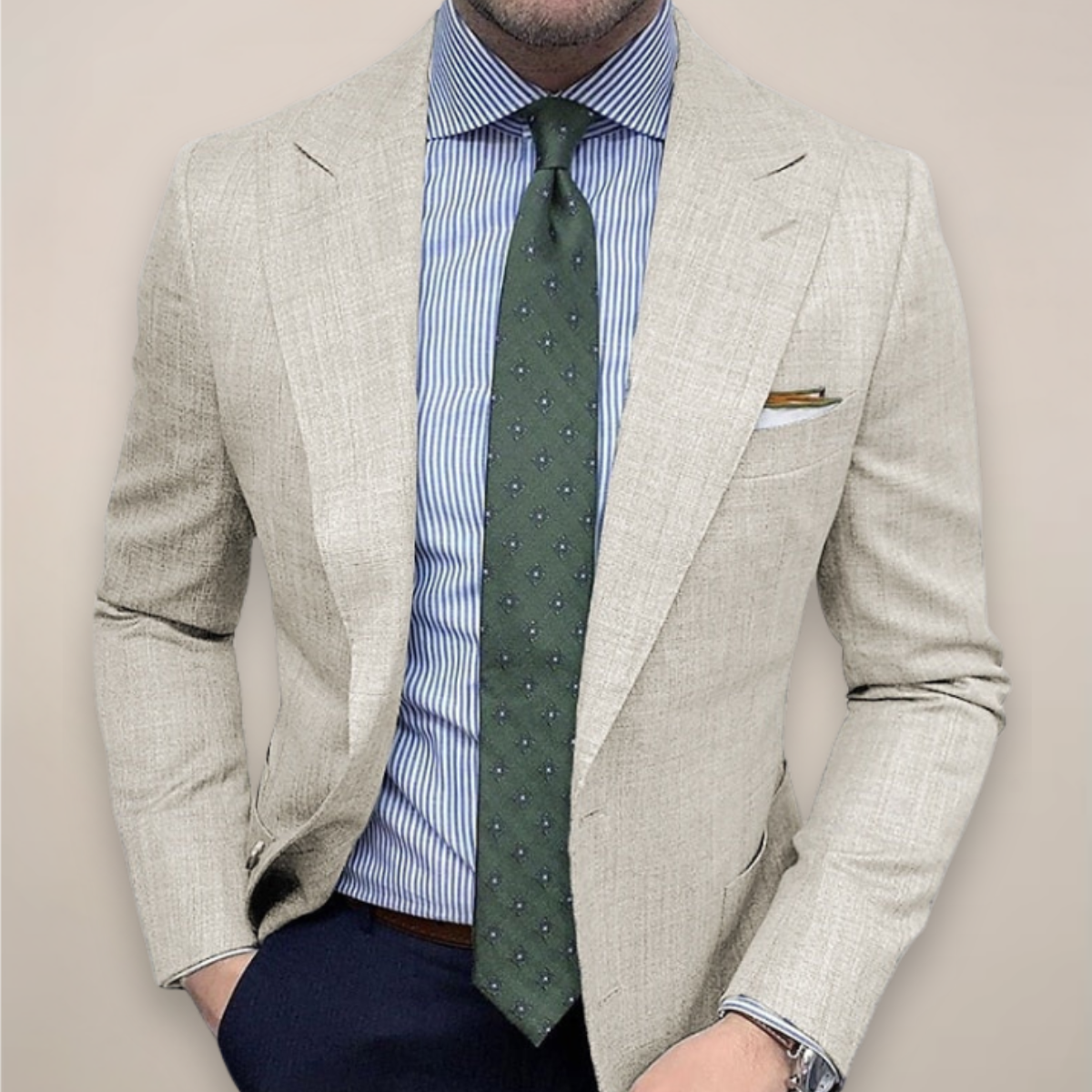 Harold | Men’s Spring Textured Tailored Blazer Jacket