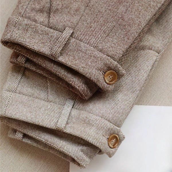 Stanley | Men’s Vintage Pleated High Waist Classic Trousers