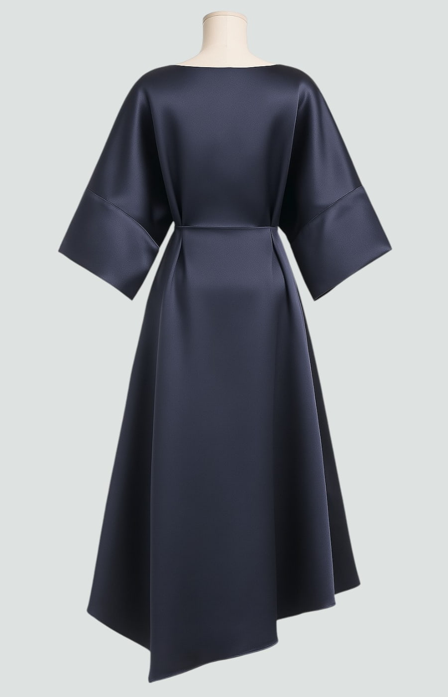Abigail | Women’s Elegant Draped Brooch Maxi Dress