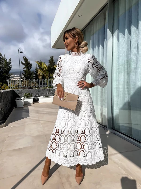 Eloise | Women Elegant Long Sleeve Party Dress
