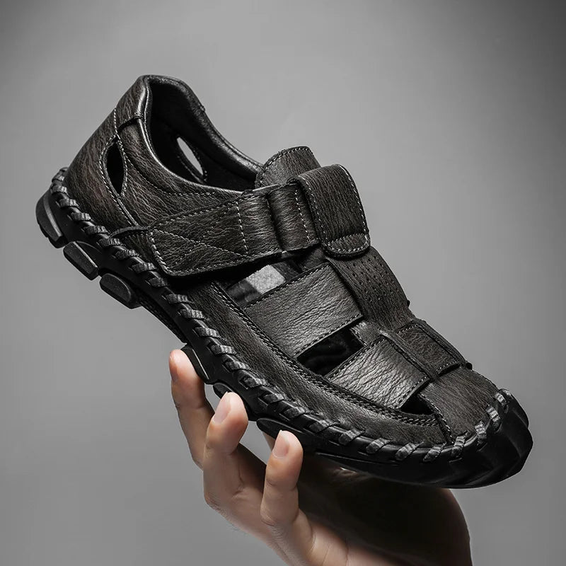 Noah™ | Men Leather Fisherman Sandals