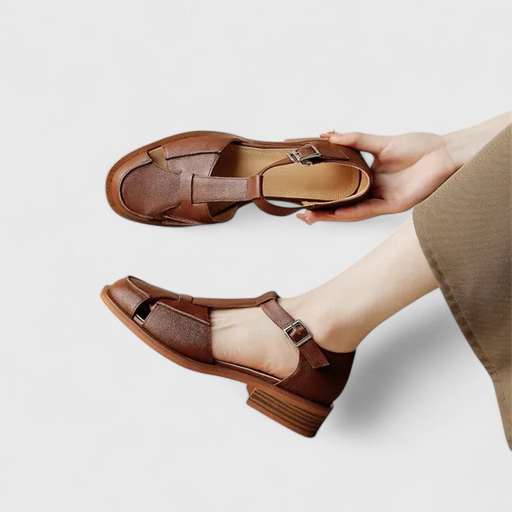 Thalina | Elegant Mary Jane Strap Orthopedic Sandals