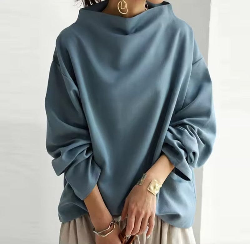 Bella | Women High-Neck Long Sleeve Top