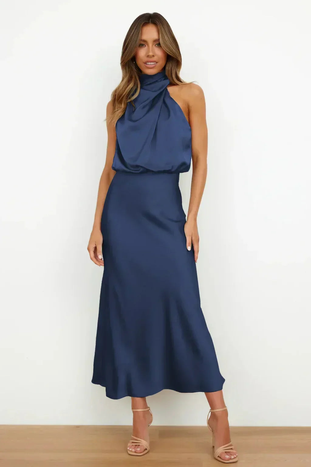 Holly | Women’s Chic Halter Evening Dress