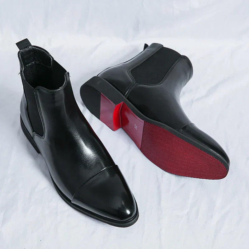 Daniel | Men’s Elegant Leather Slip On Boots