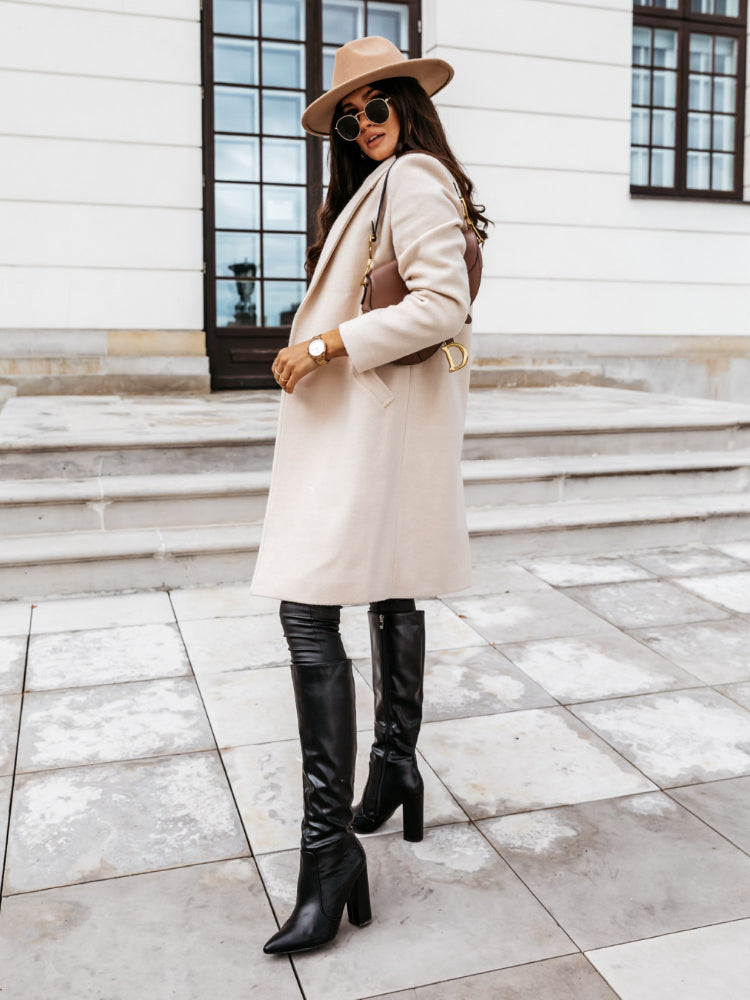 Freya | Women’s Elegant Formal Button Front Coat