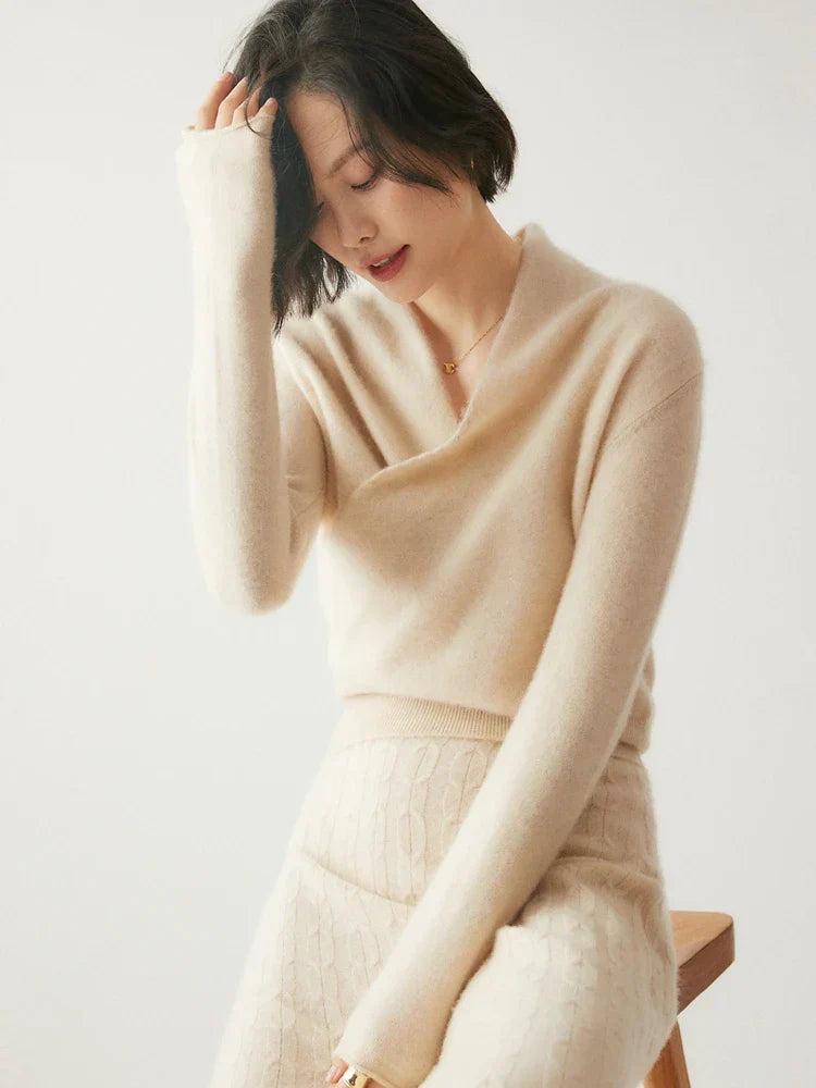 Kate | Women’s Elegant Wrap Crossover Chic Sweater