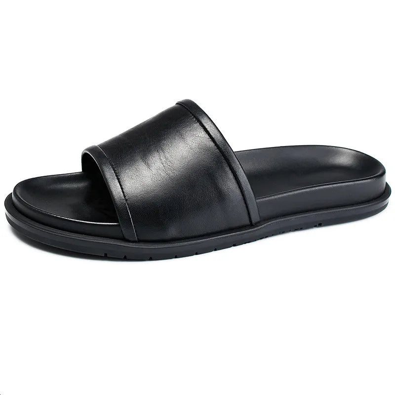 Noah™ | Luxury Leather Slides