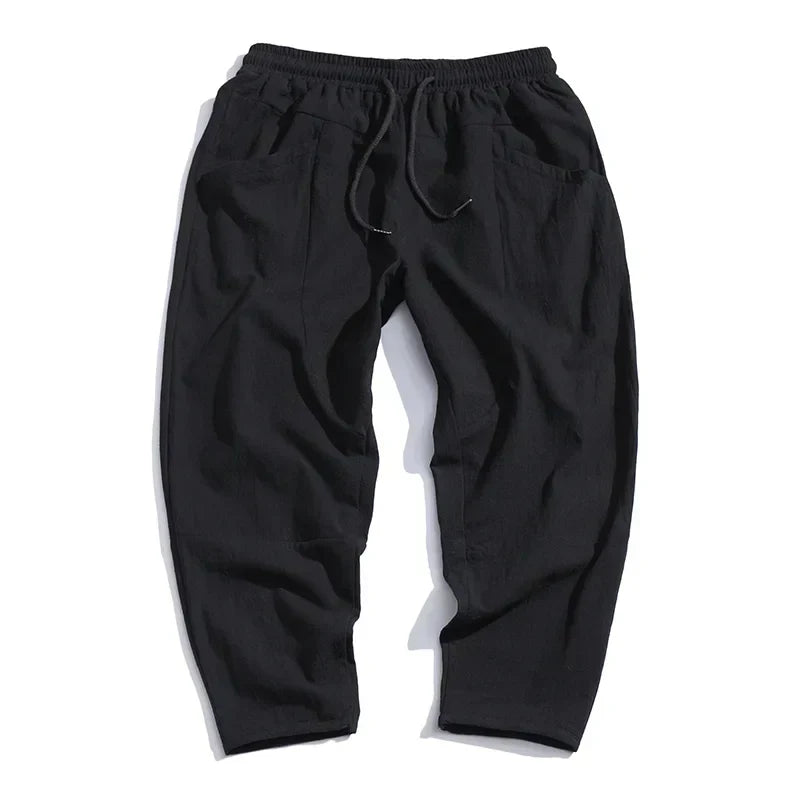 Hannah | Men Relaxed Ankle Length Casual Pants