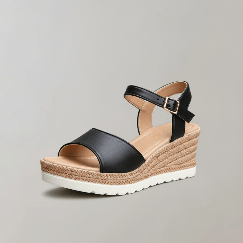 Rowan | Wedge Sandals with Ankle Strap