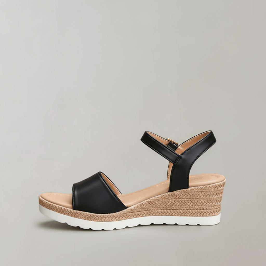Rowan | Wedge Sandals with Ankle Strap